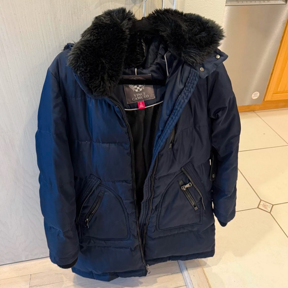 Vince camuto navy women’s jacket medium